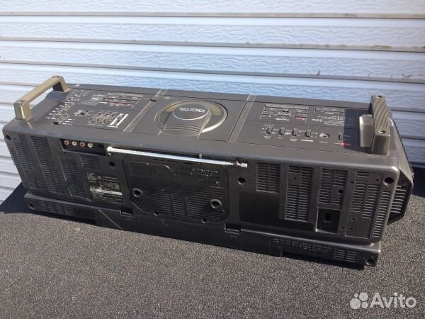SHARP QT-73CD-GY CDラジカセ QT-73CD ステレオダブルカセット