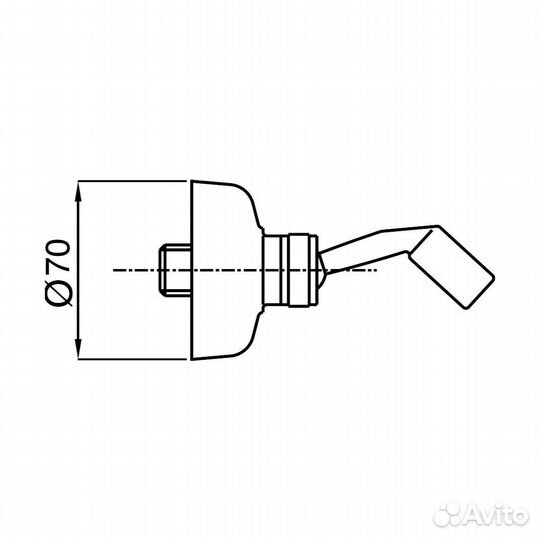 Держатель душевой лейки Webert AC0439010, золото