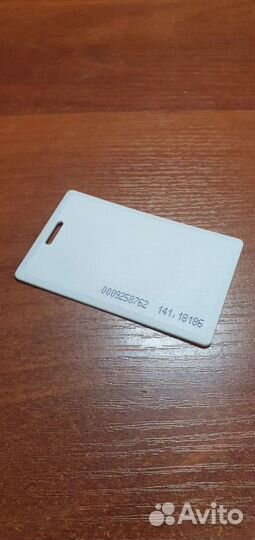 Карта Em-marine TK4100Clamshell с прорезью