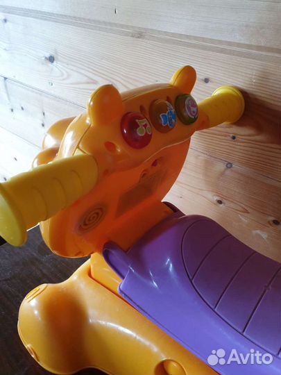 Игрушка бегемот для первых шагов