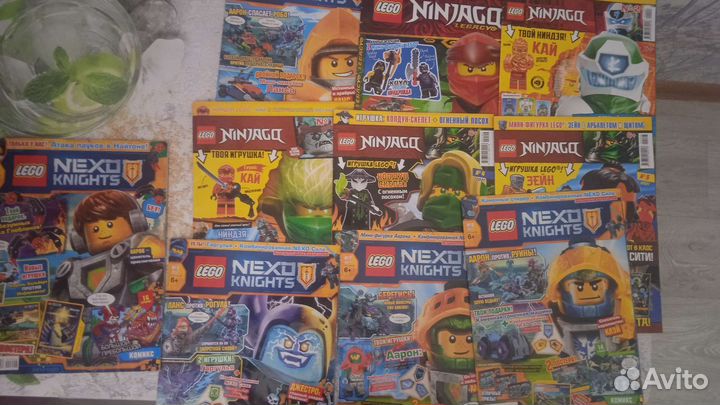 Лего журналы Ninjago и Nexo knights
