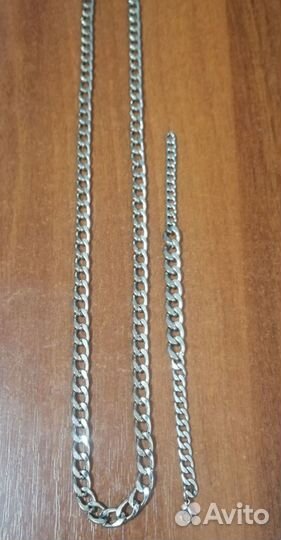 Титановый цепи и браслеты(наборы мужские)