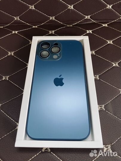 Чехол для iPhone 13/14 pro max матовое стекло