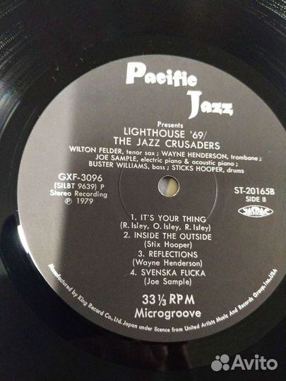 The Jazz Crusaders фирменный винил япония