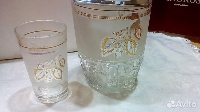 Графин с напылением СССР Набор для вина Италия