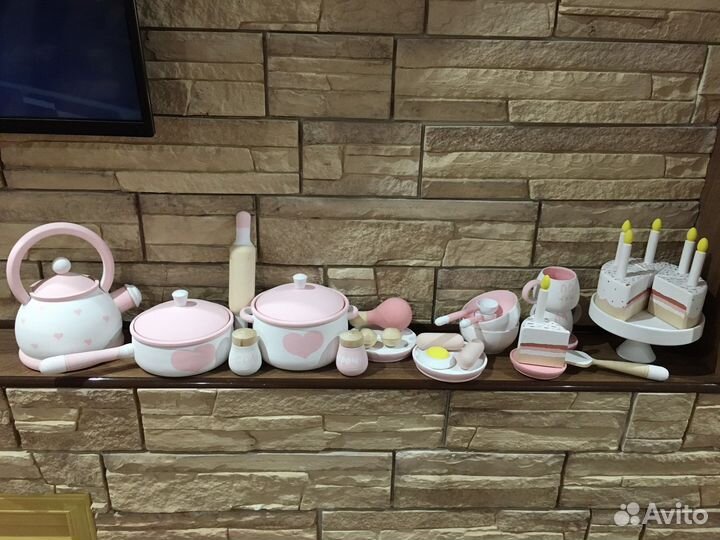 Кукольная игрушечная посуда « Сердечко»