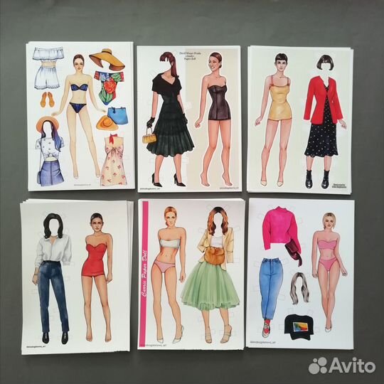 Брак по печати, бумажные куклы