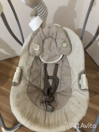 Детская кресло качалка graco электрическая