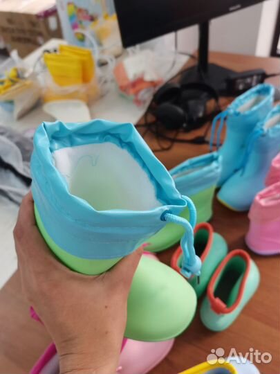 Детские резиновые сапоги