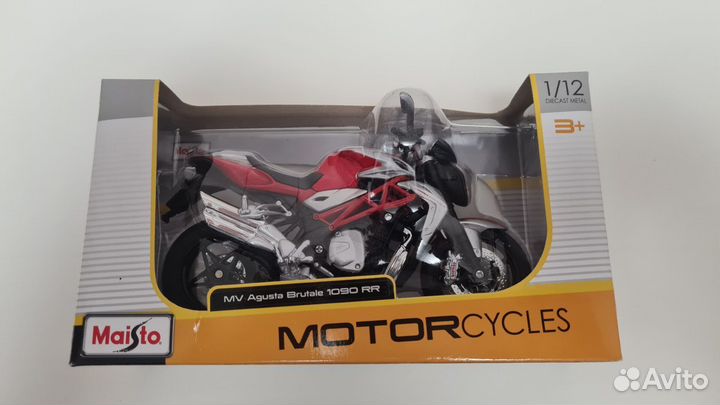 Модель мотоцикла Maisto MV Agusta Brutale 1090RR