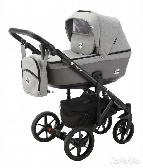 Коляска adamex 3 в 1 бу