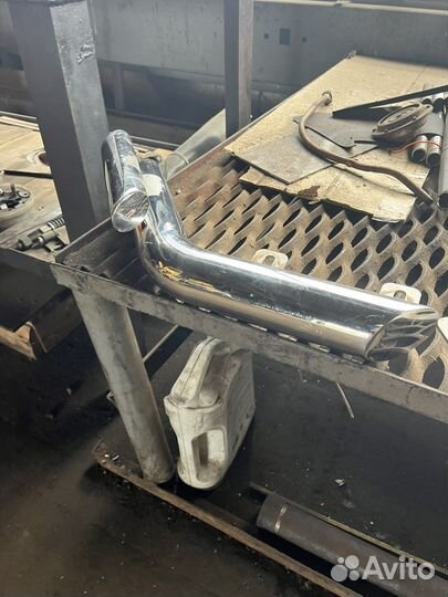 Защита заднего бампера