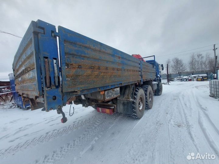 Бортовой грузовик КАМАЗ 43118 с КМУ FASSI, 2011