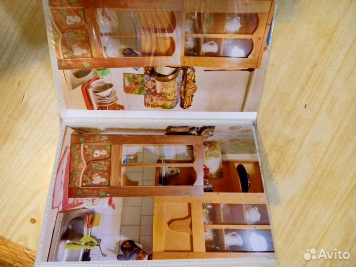 Короб с ручной росписью беломорские узоры