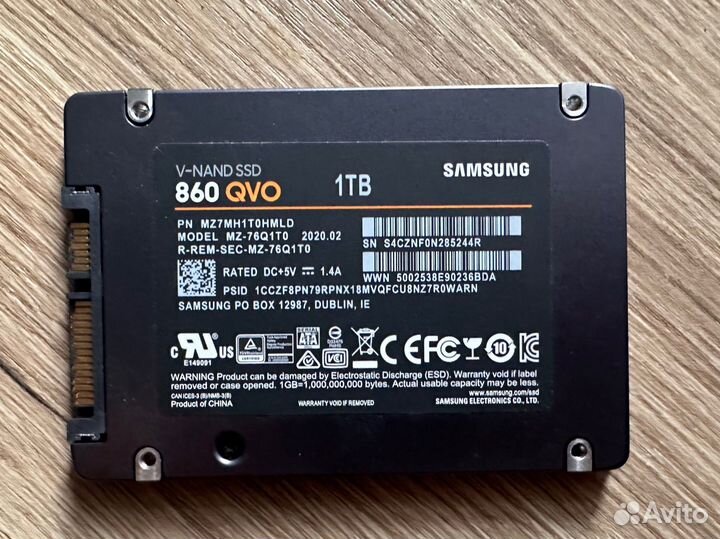 Ssd samsung 860 qvo 1tb