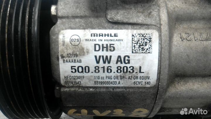 Компрессор кондиционера Volkswagen Passat B8 2019