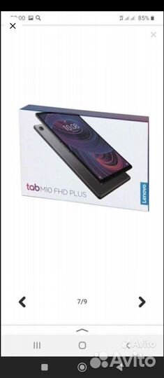 Планшет tab M10 FHD plus, 4/64гб