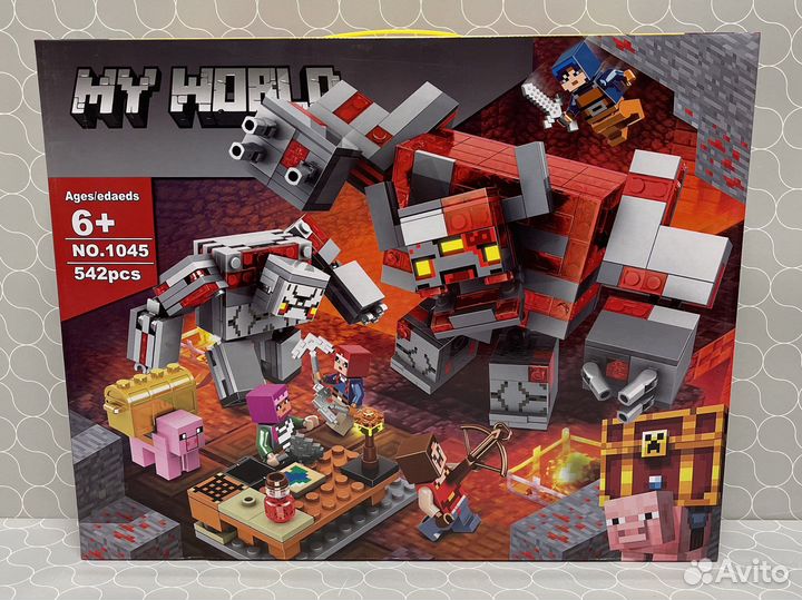 Lego minecraft Битва за красную пыль аналог