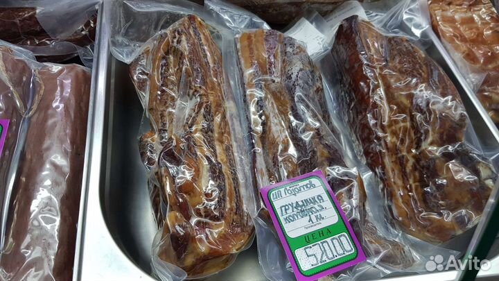 Грудинка Копчёная Солёная