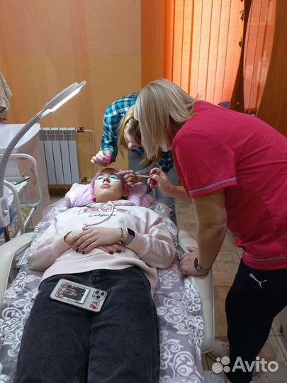 Обучение ламинированию ресничек