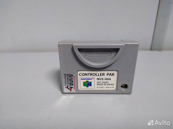 Controller Pak Nintendo 64