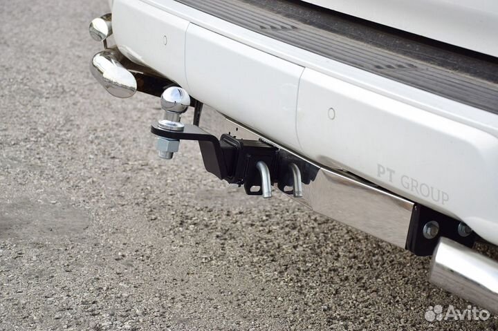 Фаркоп съемный квадрат с накладкой lexus LX с 2016