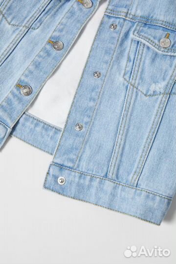 Джинсовая куртка для девочки zara