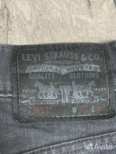 Джинсы levis 511 w 32