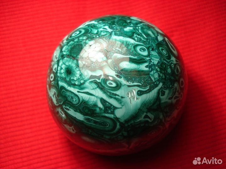 Малахит Шар Большой 5,5 Хозяйка Медной Горы Данила