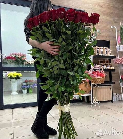 Букет роз 101 роза 51 роза