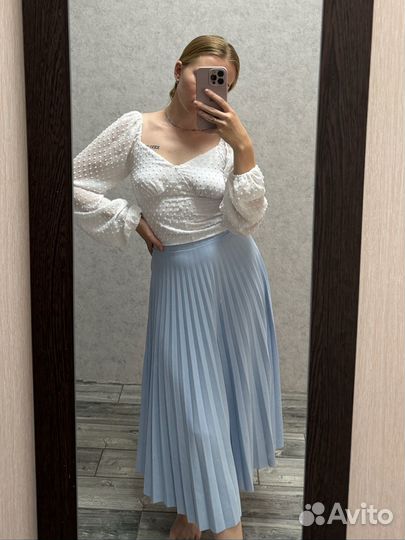 Топ блузка женская летняя белая