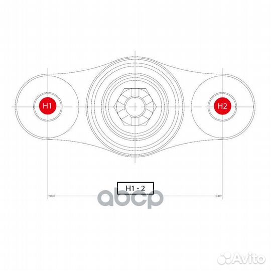 Опора шаровая замена cbkh-26 Hyundai Sonata 04