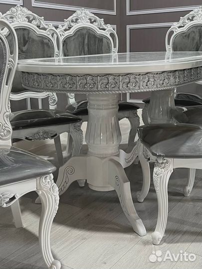 Кухонный стол стулья обеденная группа лапка шейх