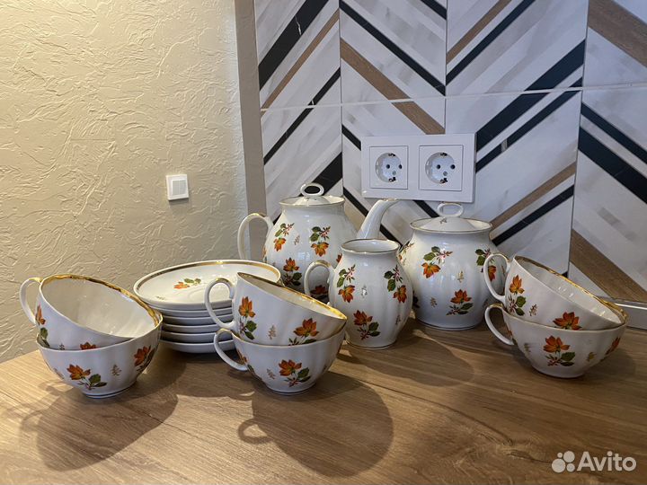 Сервиз чайный Дулево СССР