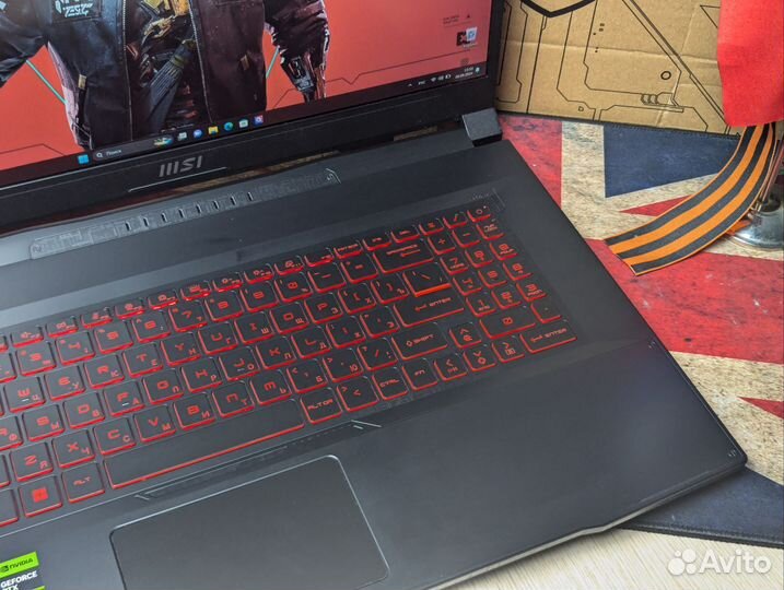 MSI katana GF76 17, 3 RTX 2050 / I5-11260 комплект