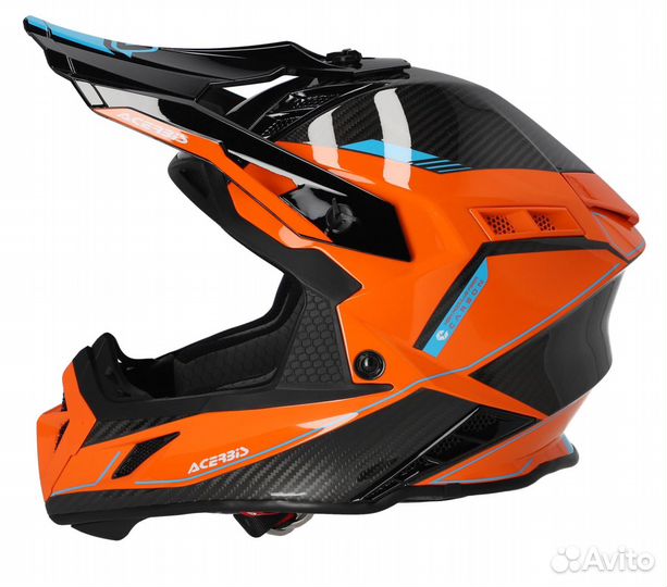 Шлем Acerbis steel carbon 22-06 Orange/Black