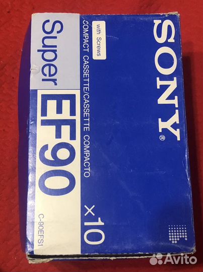 Аудиокассеты Sony новые запечатанные