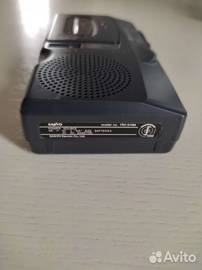 Кассетный диктофон sanyo