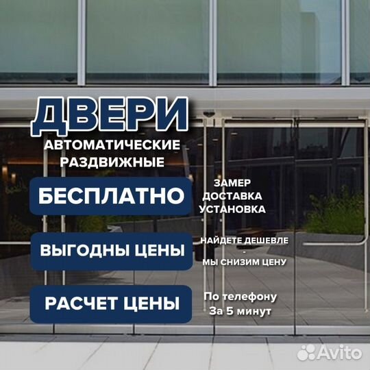Автоматические раздвижные двери