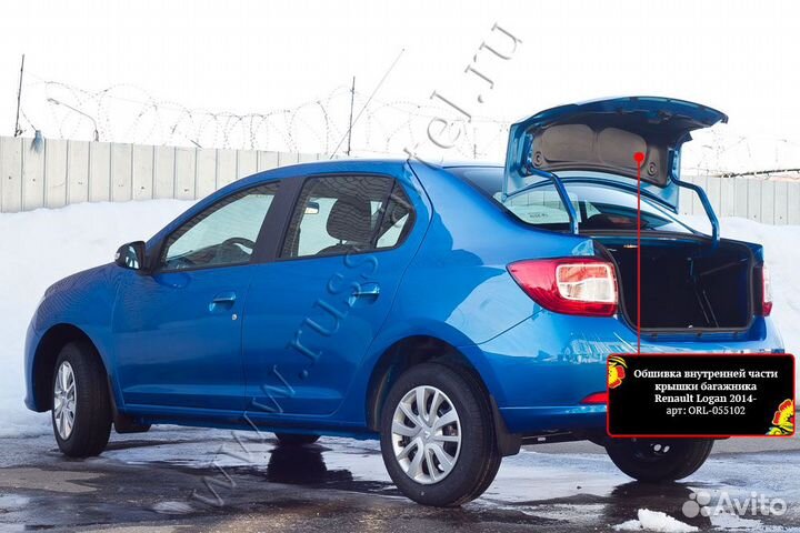 Обшивка внутренней части крышки багажника Renault