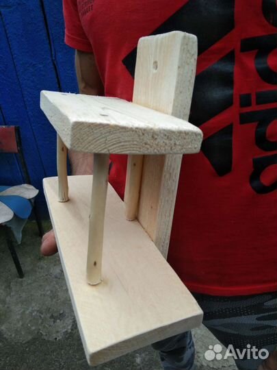 Полка настенная деревянная