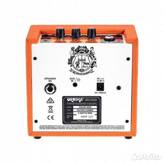 Orange crush mini, комбо усилитель, комбик