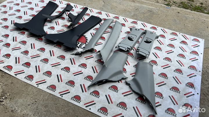 Обшивка салона пластик обшивки стоек lancer 10