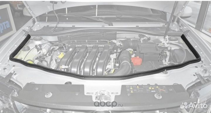 Уплотнитель капота Renault