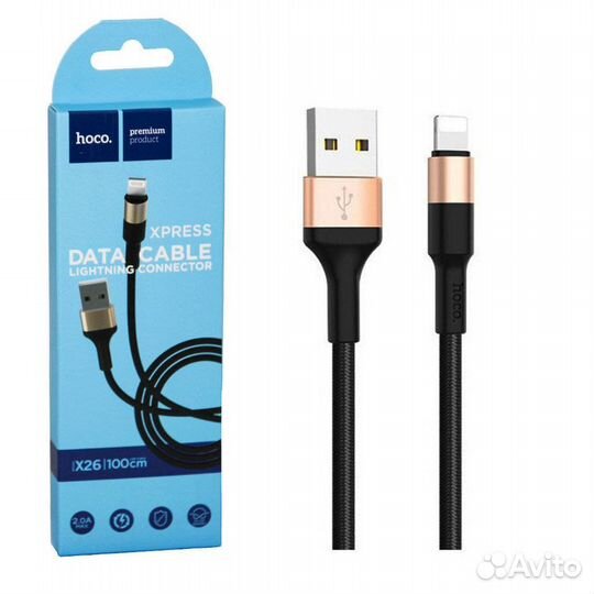 Кабель USB - Apple Lightning Hoco X26 2.4A