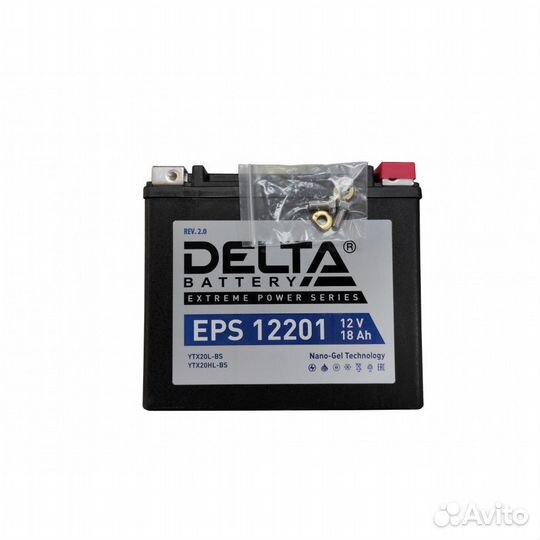 Аккумулятор Delta EPS 12201, YTX20L-BS, YTX20HL-BS