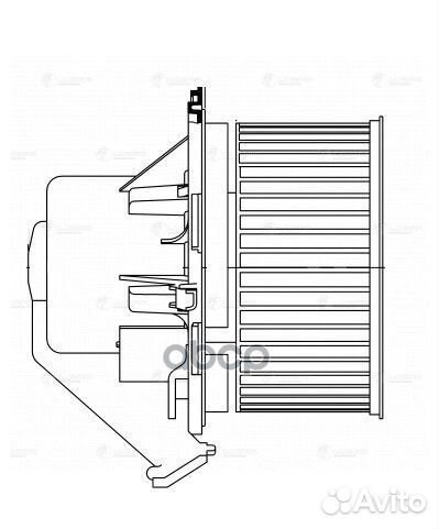 Мотор отопителя MB sprinter -A/C 06- mercedes B