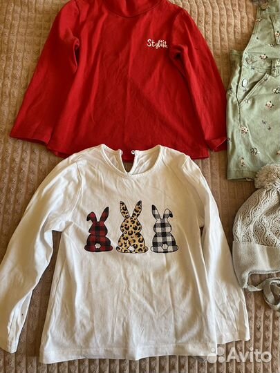 Одежда на девочку пакетом 104, 110