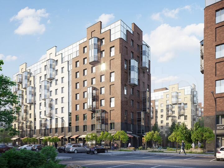 2-к. квартира, 48,3 м², 9/9 эт.