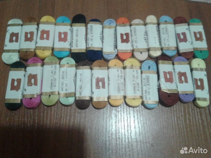 Лента атласная. 5,5 метра в упаковке